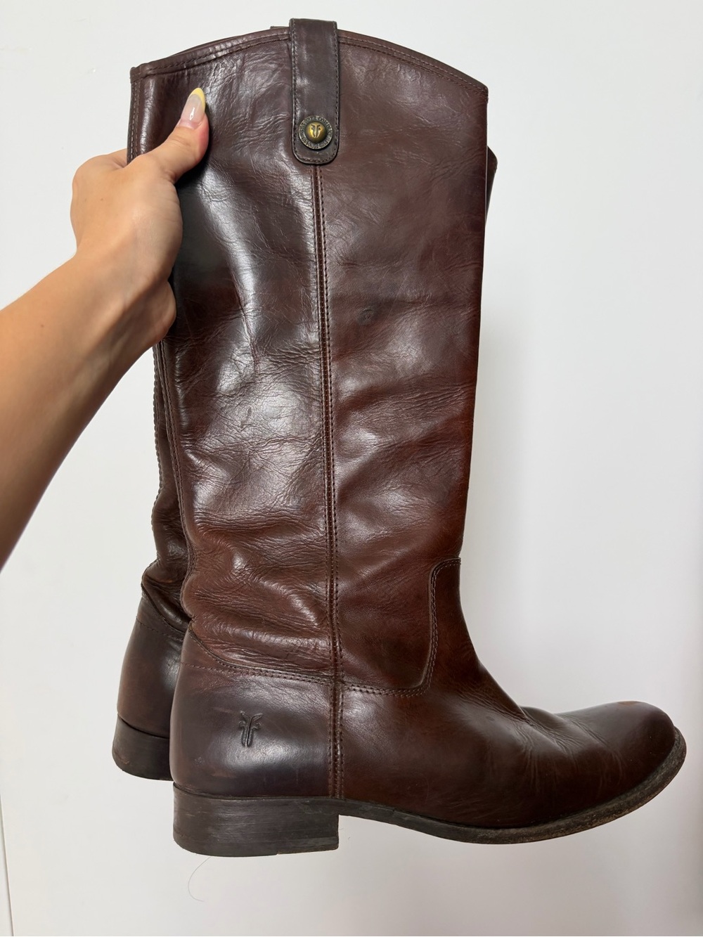 Frye Classic Brown Leather Women's Riding Boots